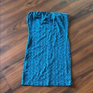 Tube top dress